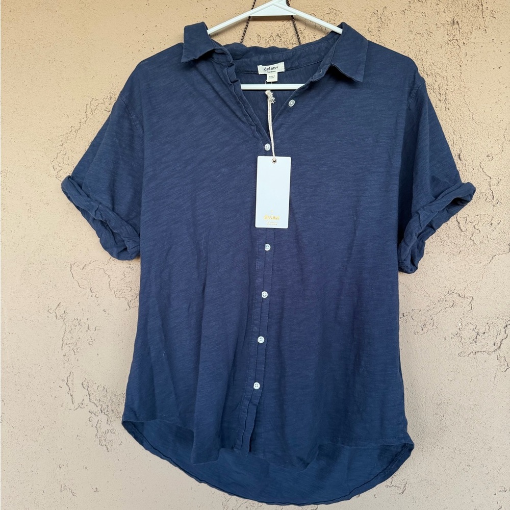 Frank & Eileen Deep Blue Button Down Shirt